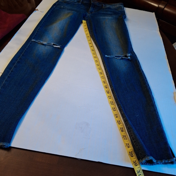 Joe's Jeans "Kalia" Blue Stretch Straight Leg Skinny Denim Jeans Women Size 30 - Picture 10 of 16